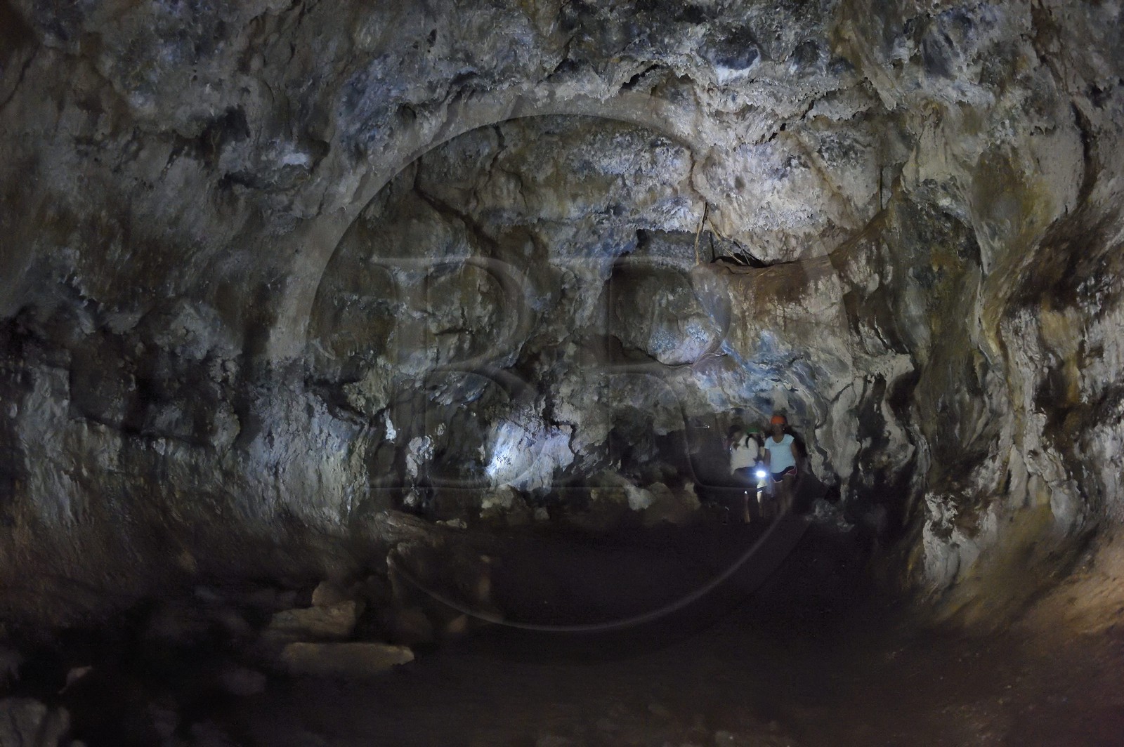 Nicaragua, Masaya, Masaya Volcano National Park (Parque Nacional Volcan Masaya), former lava tunnel