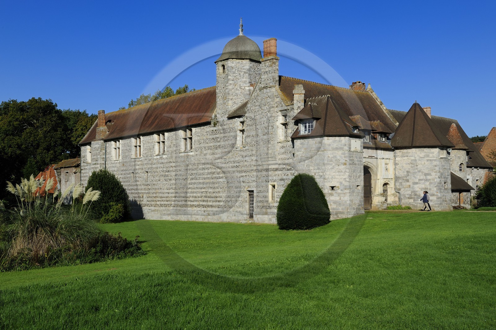 France, Seine Maritime, Varengeville sur Mer, the Manoir d' Ango (Ango Manor)