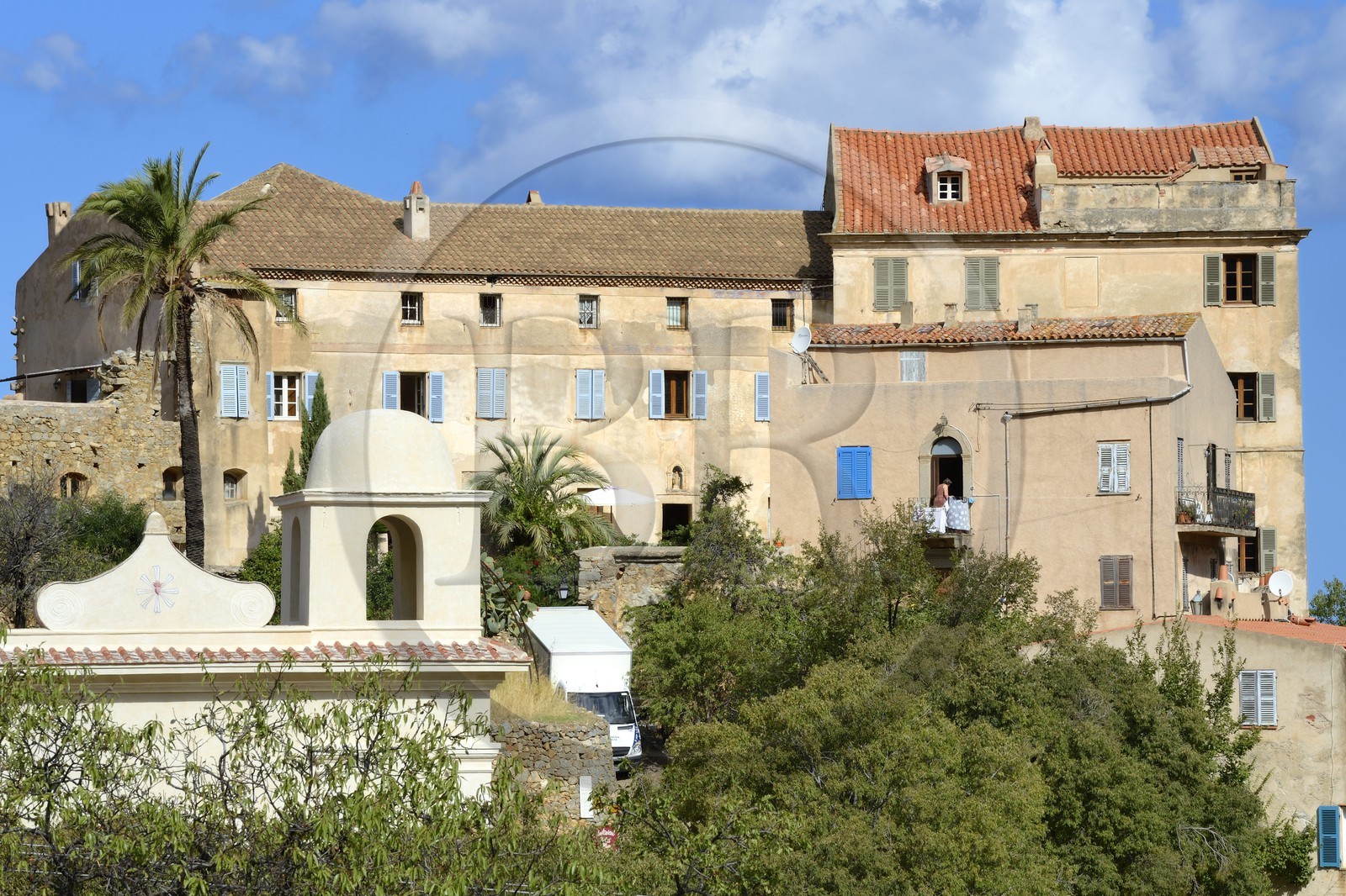 France, Haute Corse, Balagne, perched village of Pigna
