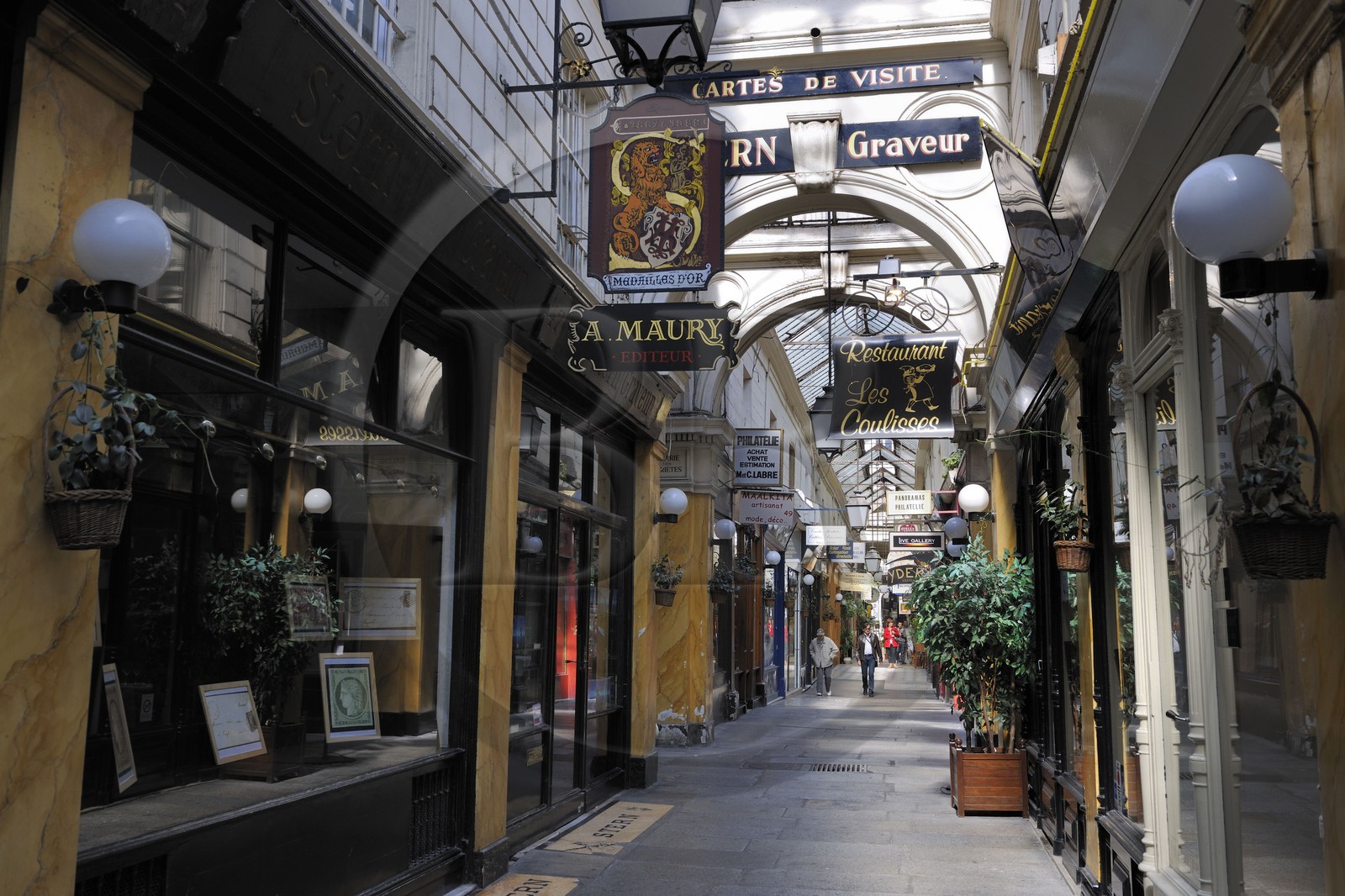 France, Paris (75), Passage des Panoramas