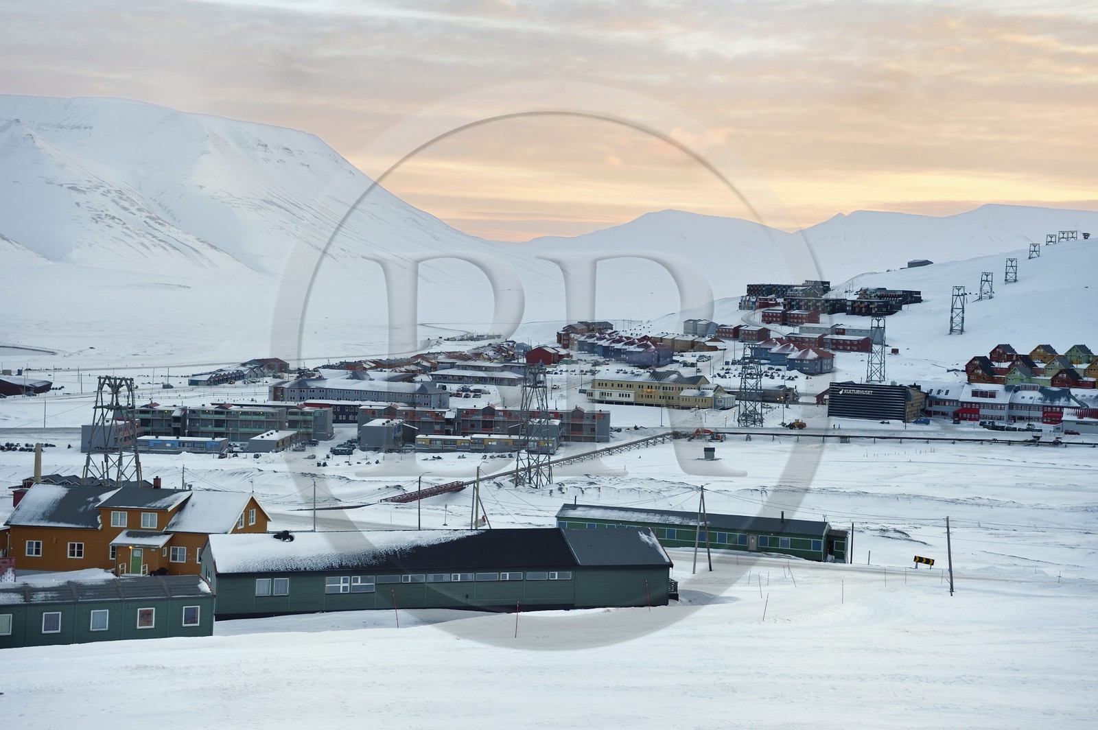 Norway, Svalbard, Spitzbergen, Longyearbyen, the city