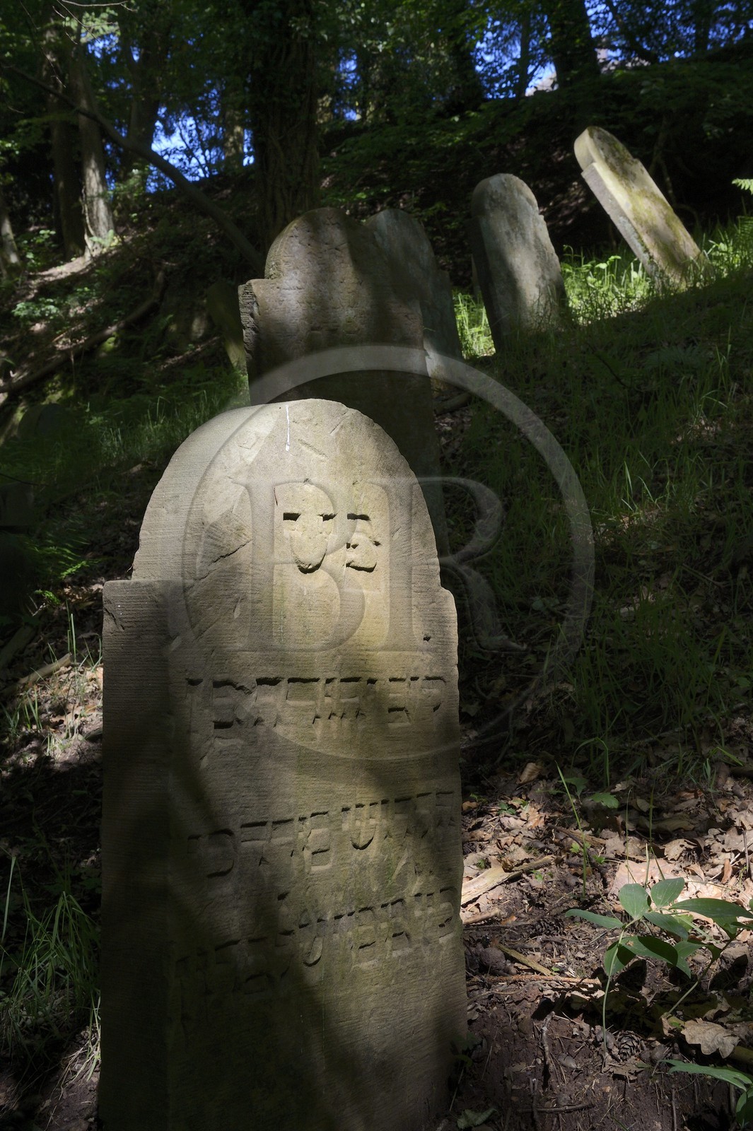 France, Bas-Rhin (67), Saverne, ancien cimetière juif