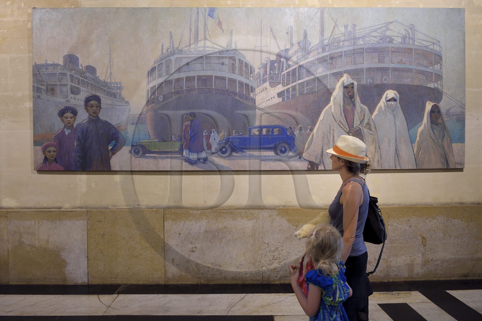 France, Bouches-du-Rhône (13), Marseille, quartier La Canebière, palais de la Bourse, chambre de commerce et musée de la Marine