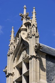 France, Paris (75), hôtel de Sens, siège de la bibliothèque Forney dans le quartier du Marais