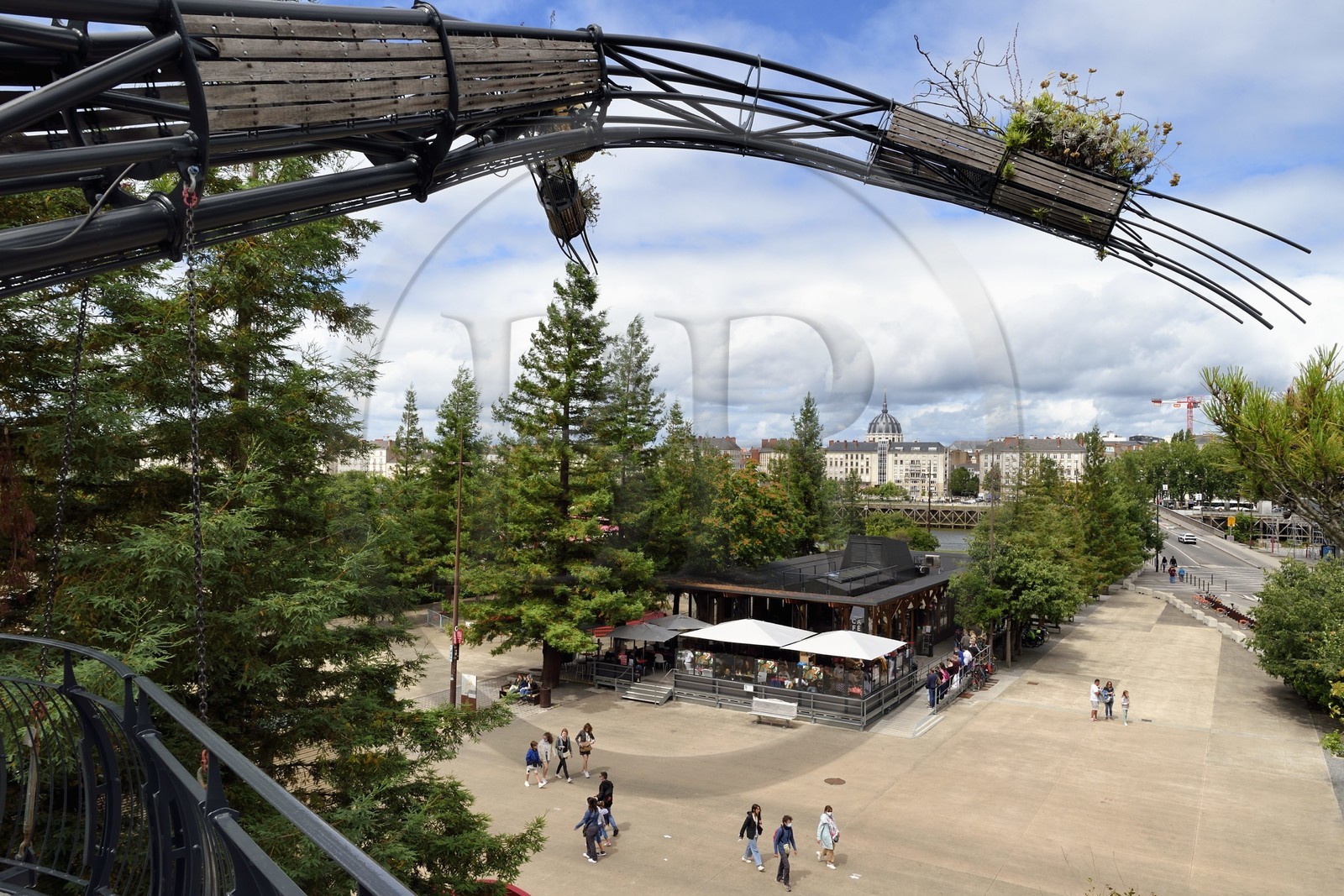 France, Loire-Atlantique, Nantes, gallery of the Machines de l'Ile in the hangars of former shipyards, an artistic project created by François Delaroziere and Pierre Orefice, prototype branch of the Heron Tree