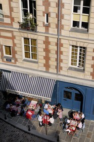 France, Paris (75), île de la Cité, place Dauphine