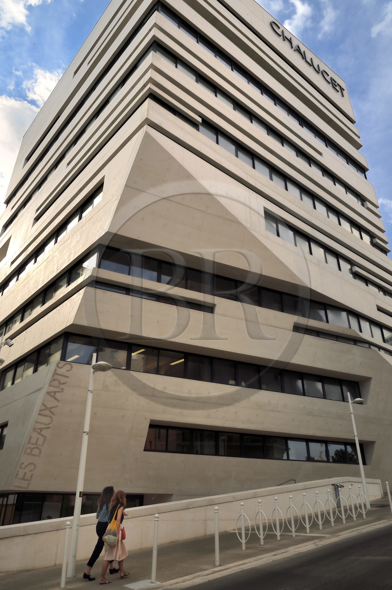 France, Var (83), Toulon, quartier Chalucet, immeuble abritant l'Ecole supérieure d'art et de design Toulon Provence Méditerranée (ESADTPM)