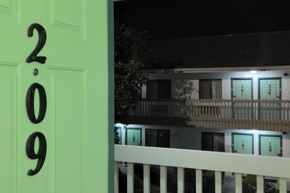 Etats-Unis, Californie, Monterey, chambre du Motel M6 du groupe Accor