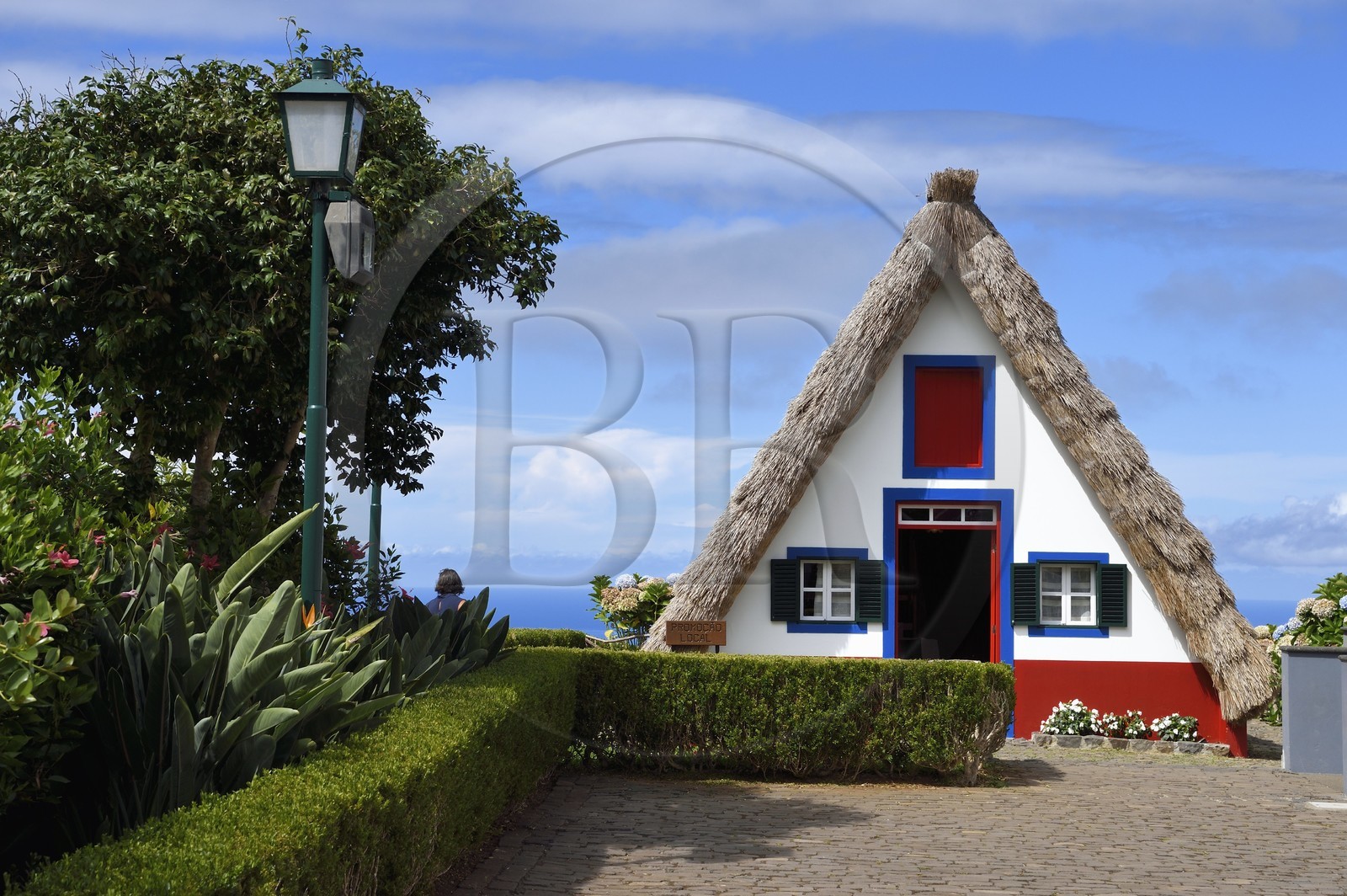 Portugal, Madeira Island, Santana, traditional house called Palheiros