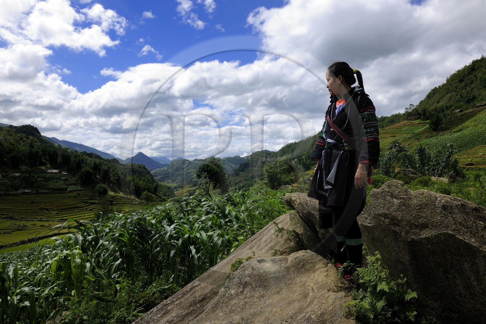 Vietnam, province de Lao Cai, région de Sapa, la minorité Hmong Noir