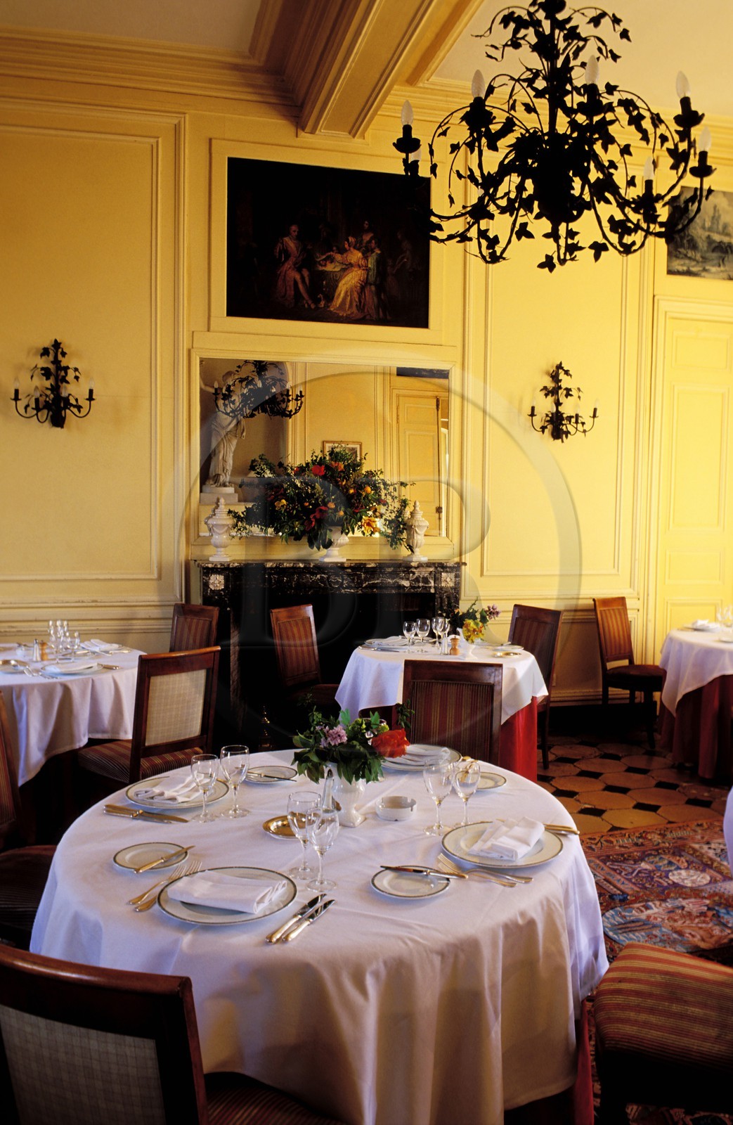 France, Marne (51), le château d'Etoges, hôtel restaurant