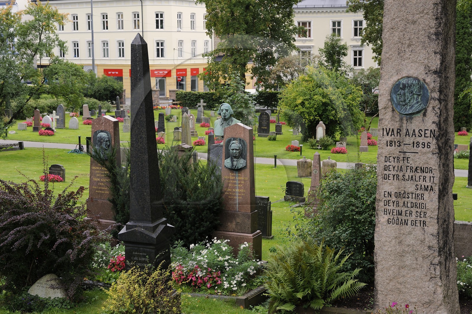 Norvège, Oslo, cimetière du Frelsers