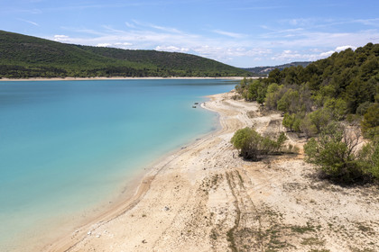 France, Var (83), Parc Naturel Régional du Verdon, Les-Salles-sur-Verdon, lac de Sainte Croix