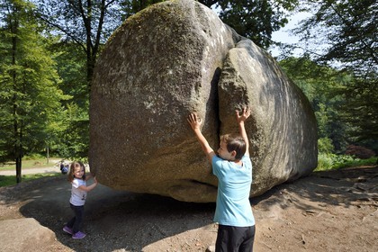 France, Finistère (29), parc naturel régional d'Armorique, Huelgoat, chaos granitique de la forêt du Huelgoat