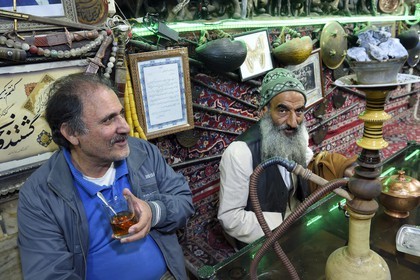 Iran, province d'Ispahan, Ispahan, la maison de thé et restaurant Chai Khaneh Azadegan