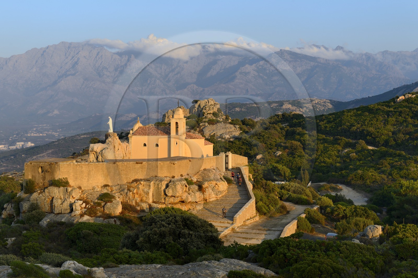 France, Haute-Corse (2B), Calvi, chapelle Notre-Dame de la Serra (1479)