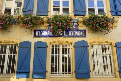France, Moselle (57), Rodemack, labellisé Les Plus Beaux Villages de France, la Poste