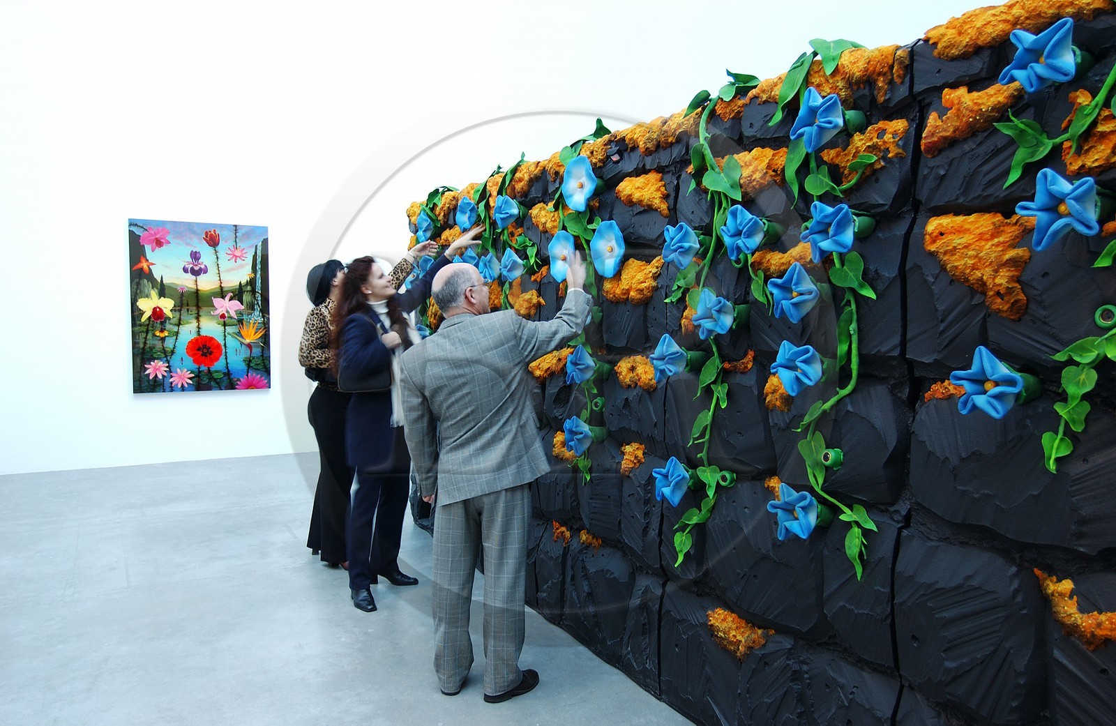 France, Nord (59), Lille 2004, exposition Flower Power au palais des Beaux Arts