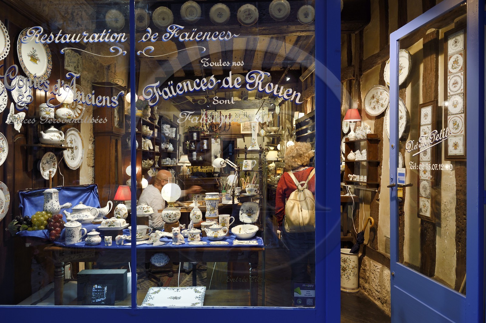 France, Seine Maritime, Rouen, the manufacturer Les Faiences Saint Romain in the Saint-Romain street