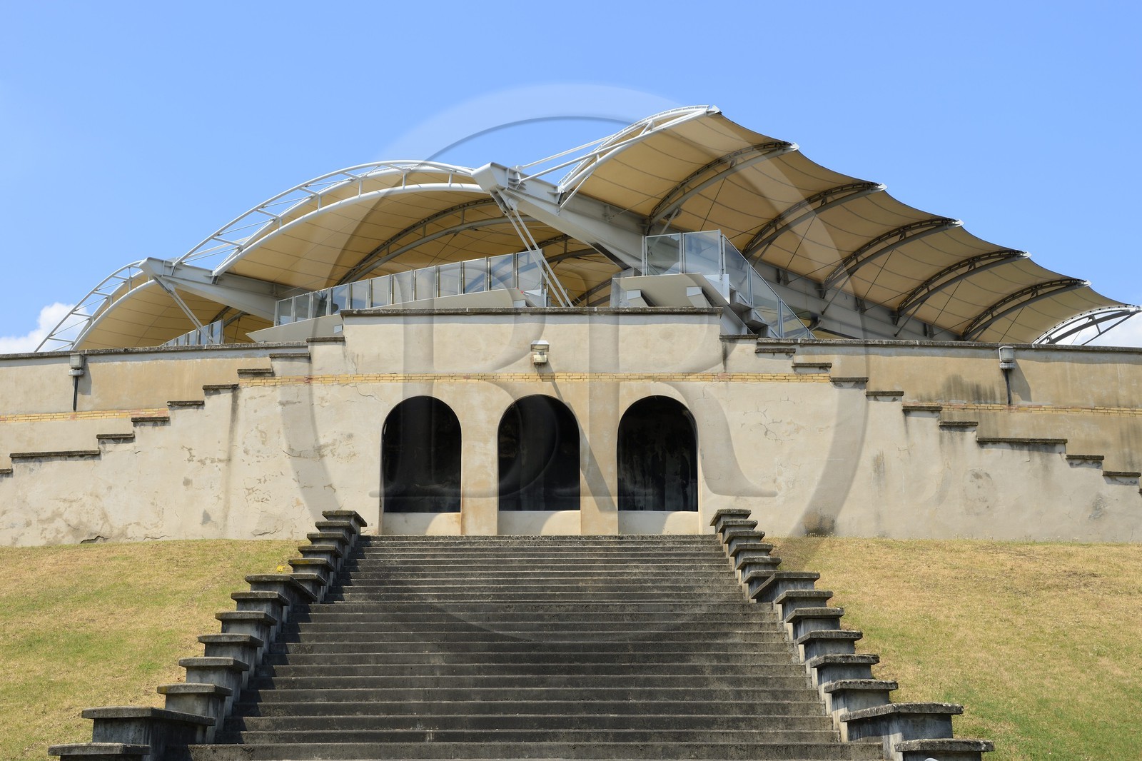France, Rhône (69), Lyon, le stade de Gerland de l'architecte Tony Garnier