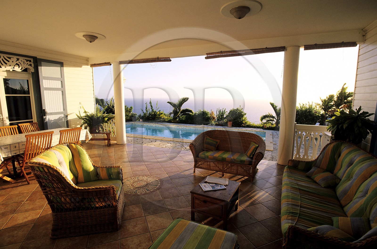 France, île de la Réunion, près de Saint-Pierre, grande Anse, la maison d'hôtes Veremer