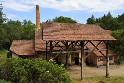 France, Dordogne, Périgord Noir, Payzac, former Papeterie de Vaux
