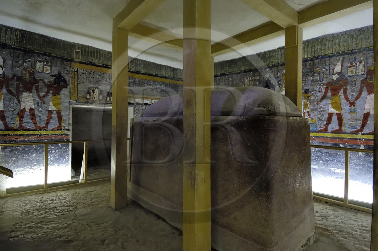 Egypt, Upper Egypt, Nile Valley, surroundings of Luxor, West bank, Thebes Necropolis listed as World Heritage by UNESCO, Valley of the Kings, tomb of Ramesses III