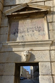 Croatie, Dalmatie, côte dalmate, Zadar, la Porte de Terre-Ferme
