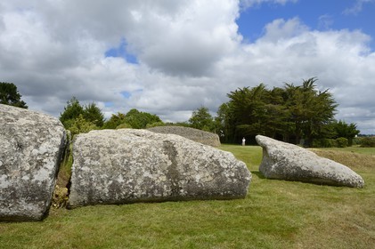 France, Morbihan, Gulf of Morbihan (Golfe du Morbihan), Locmariaquer, Er Grah menhir