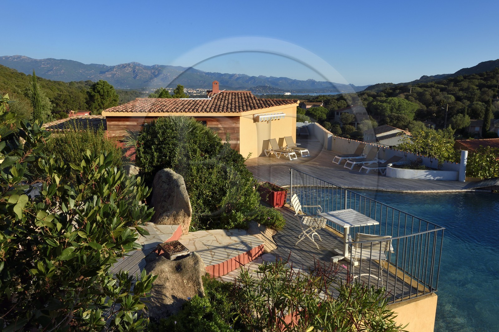 France, Corse-du-Sud (2A), Porto-Vecchio, Hotel Roc et Fiori