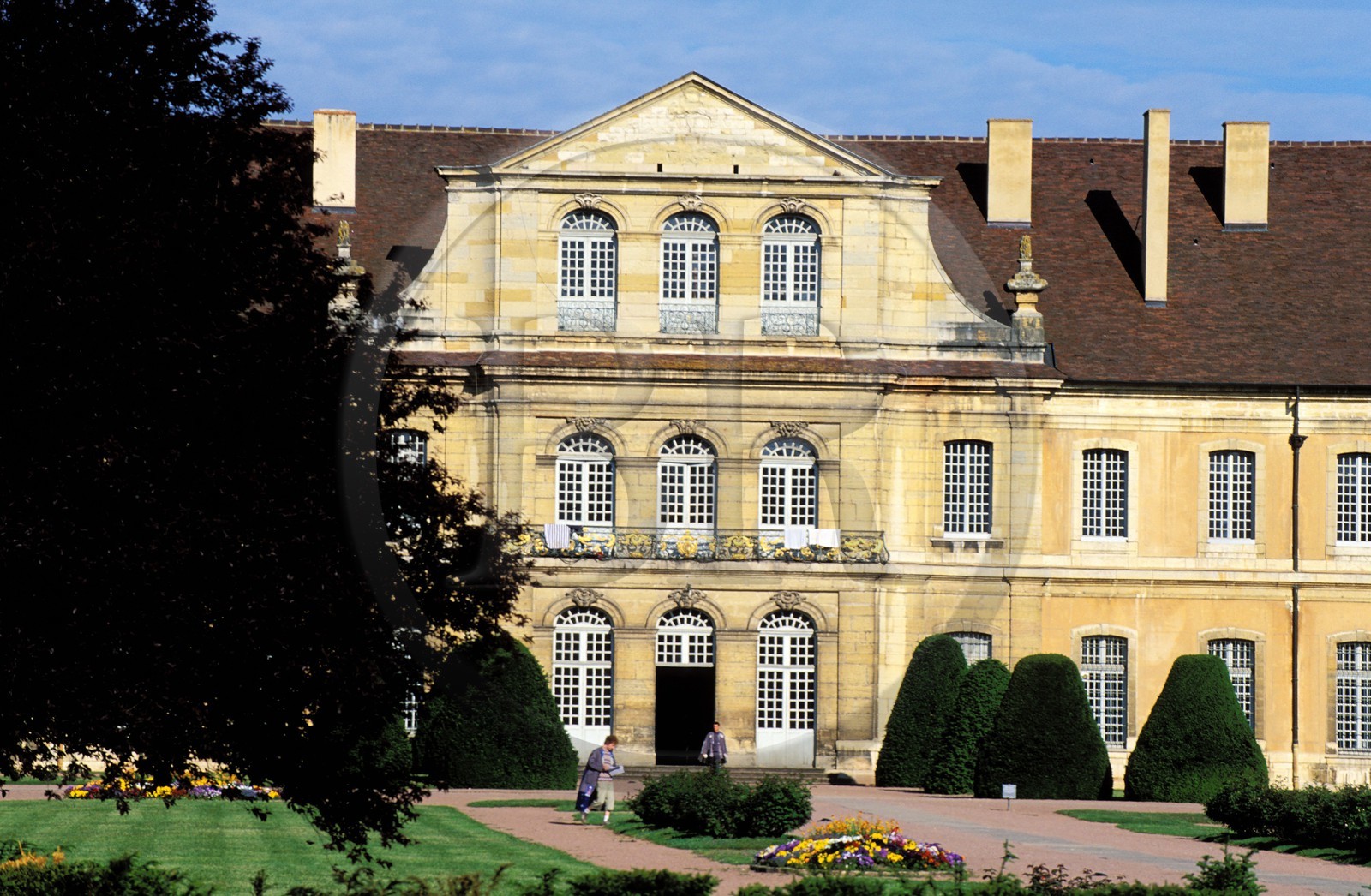 France, Saône-et-Loire (71), Mâconnais, ancienne abbaye de Cluny, anciens bâtiments abbatiaux et école des Arts et Métiers