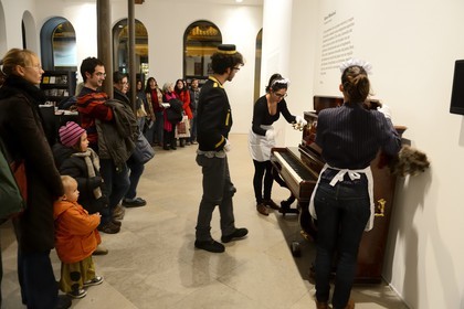 Spain, Andalusia, Granada, Centre of Art and Culture Jose Guerrero, Musica y accion happening