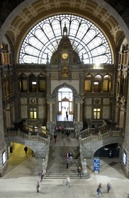 Belgique, Flandre, Anvers (Antwerpen), la gare centrale