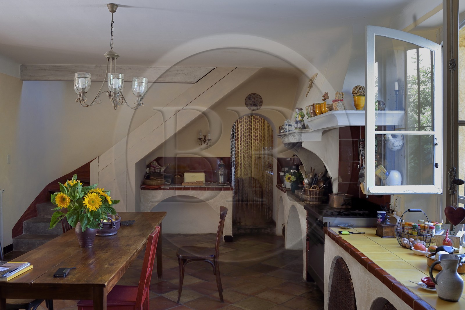 France, Var, Hyeres, La Bastide du Plantier guest house, kitchen