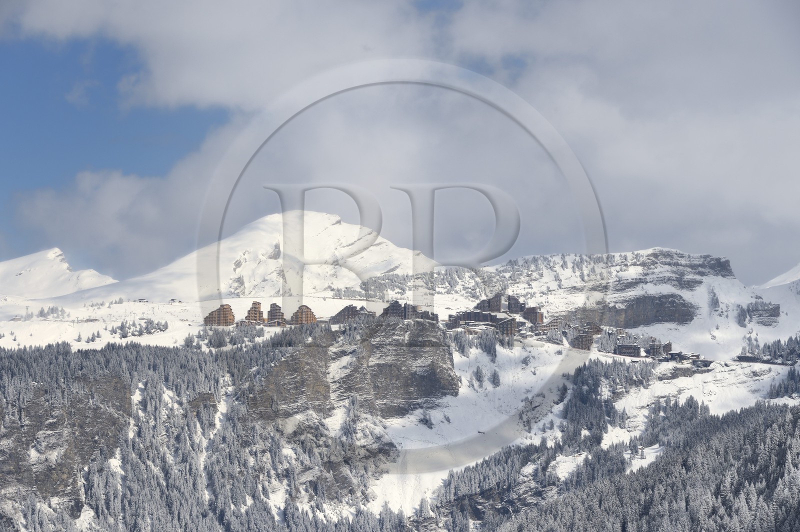 France, Haute Savoie, Avoriaz on the heights of Morzine