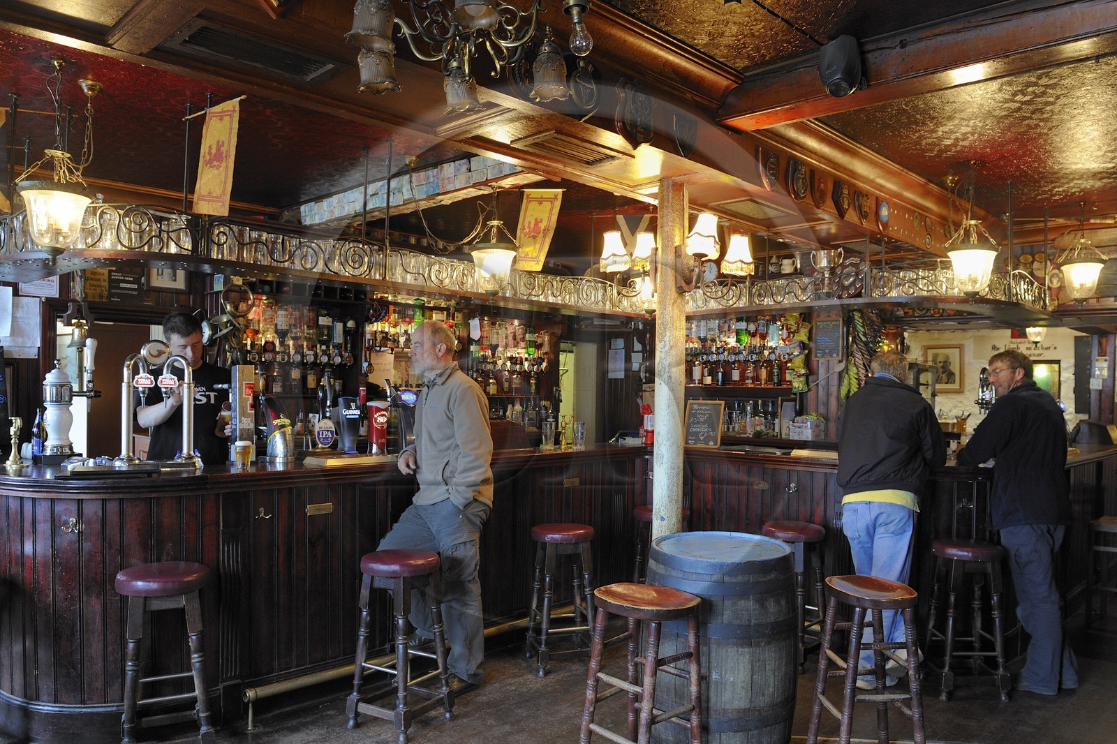 Royaume-Uni, Ecosse, Highland, Hébrides intérieures, Ile de Mull, Tobermory, the Mishnish hotel et pub