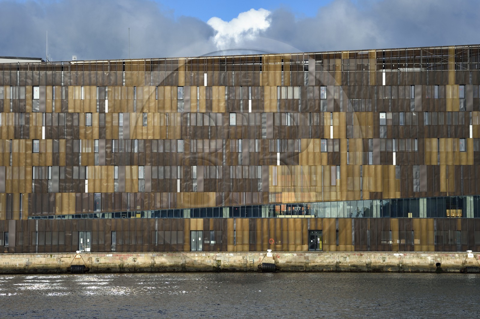 France, Seine-Maritime (76), Le Havre, quartier des docks, bassin de l’Eure, Ecole Nationale Supérieure Maritime (ENSM) qui forme les officiers de la Marine marchande