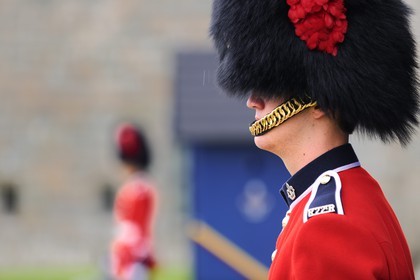 Canada, Province de Québec, la ville de Québec, la Citadelle, soldat montant la garde