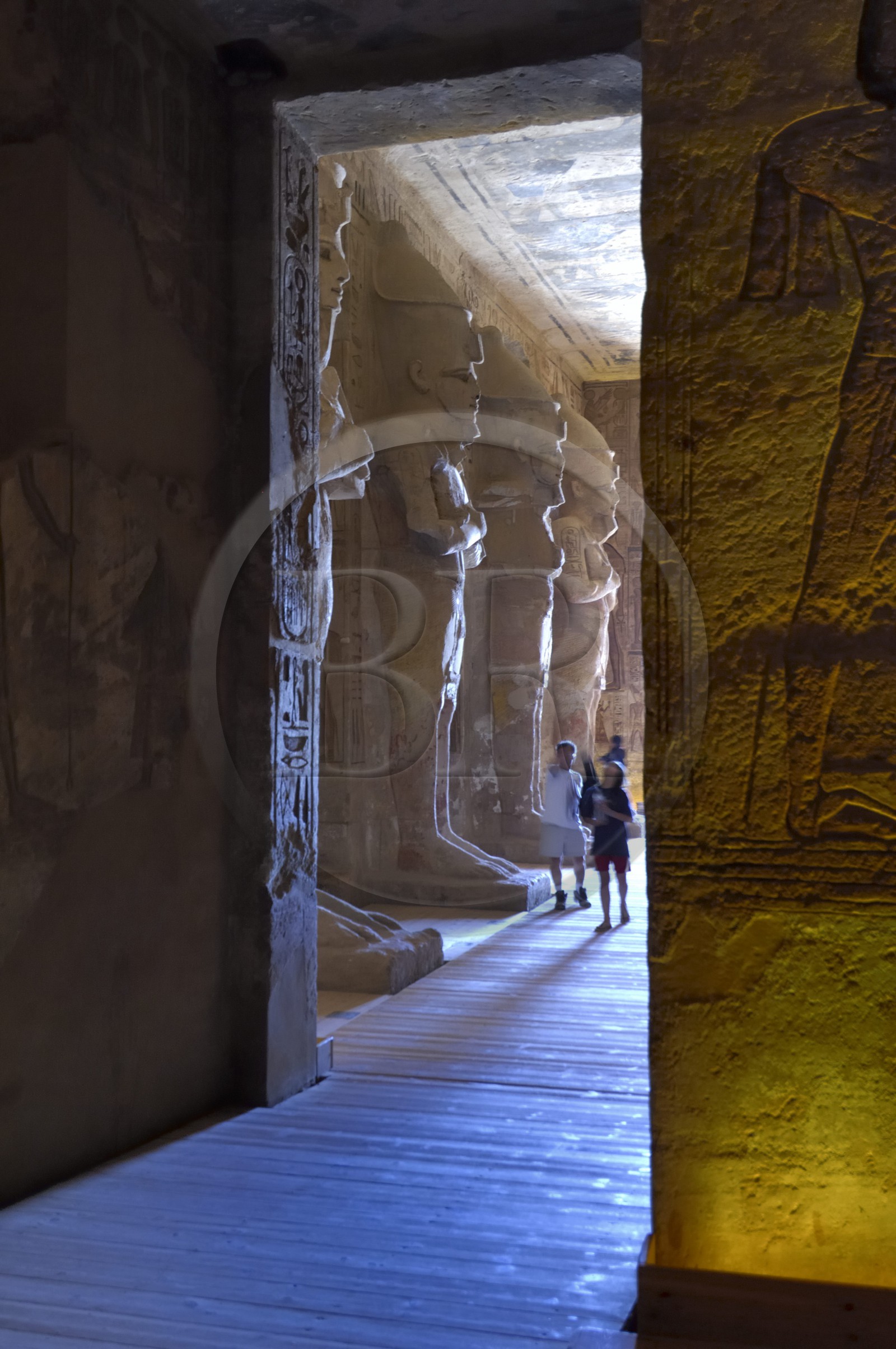 Egypte, Haute Egypte, Nubie, Abou Simbel, site classé Patrimoine Mondial de l'UNESCO, temple de Ramsès II