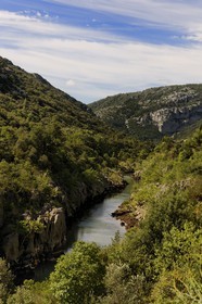 France, Hérault (34), les Gorges de l'Hérault vers Saint-Guilhem-le-Désert