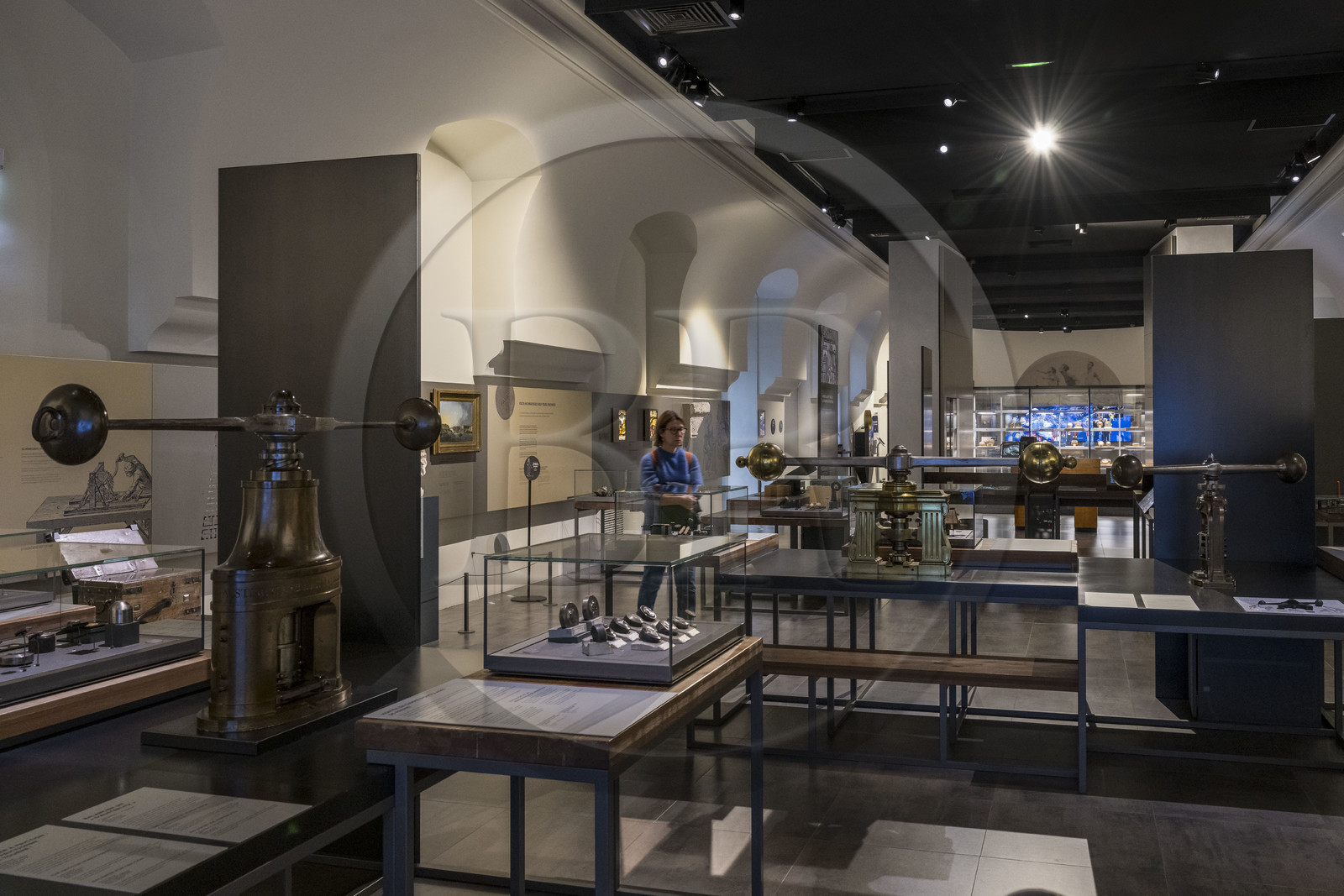 France, Paris, the Monnaie de Paris (Paris Mint) Museum, screw press to coin-striking