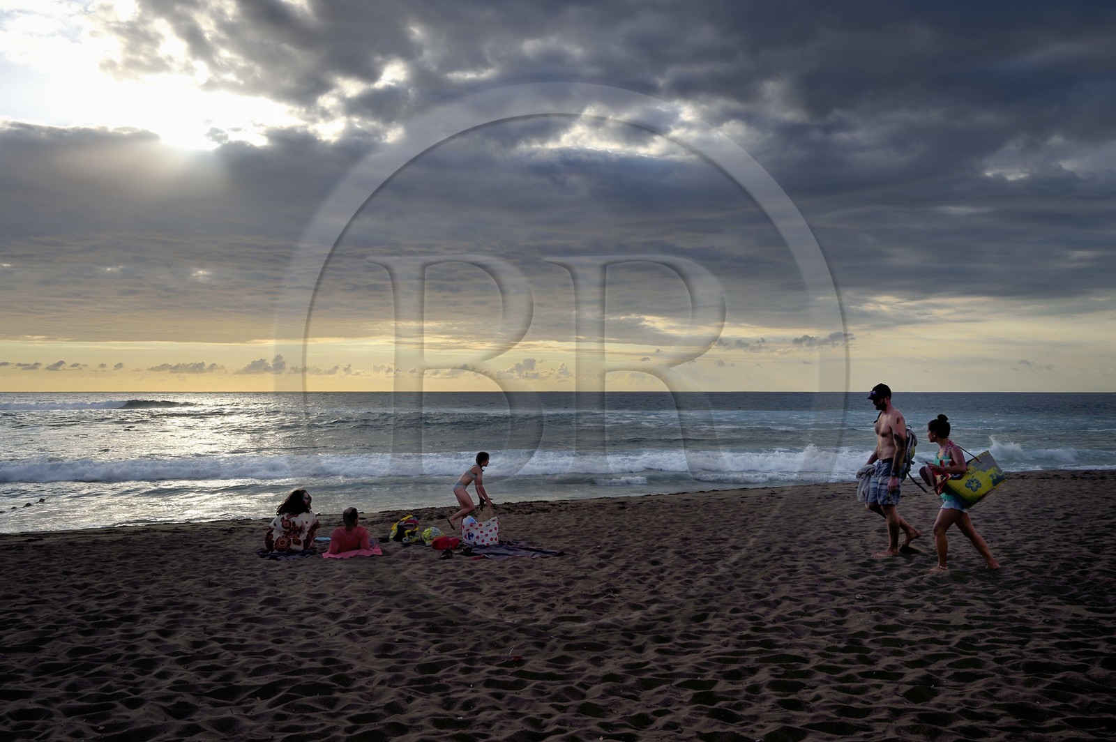France, Ile de la Reunion, L'Etang Salé les Bains, la plage