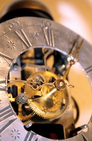 France, Doubs, Morteau, clock from Franche Comte at the Cupillard atelier