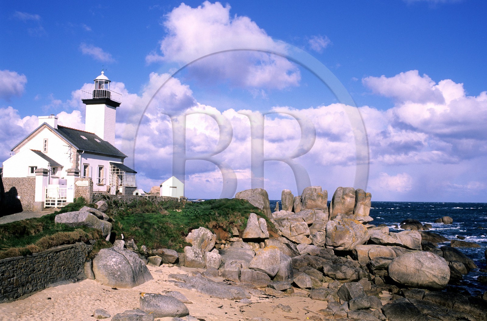 France, Finistère (29), Brignogan-Plages, phare a la Pointe dePontusval