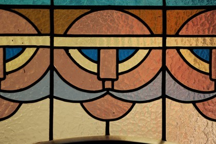 Norvège, More Og Romsdal, Alesund, fenêtre Art nouveau