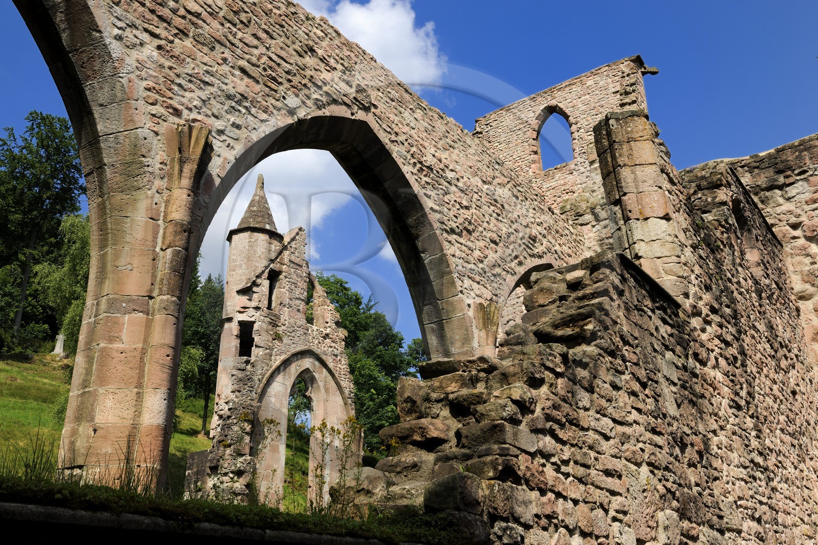 Germany, Black Forest, Schwarzwald, Baden-Württemberg, ruins of Allerheiligen convent (All Saints)