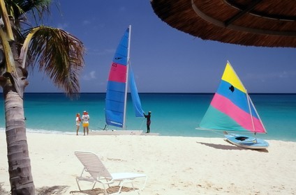 Antigua and Barbuda, Antigua island, Hotel's beach