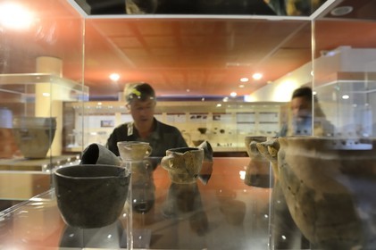 France, Corse du Sud, Sartene, corsican Museum of Prehistory and Archaeology
