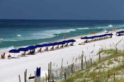 Etats-Unis, Floride, le Panhandle, plage de Seaside