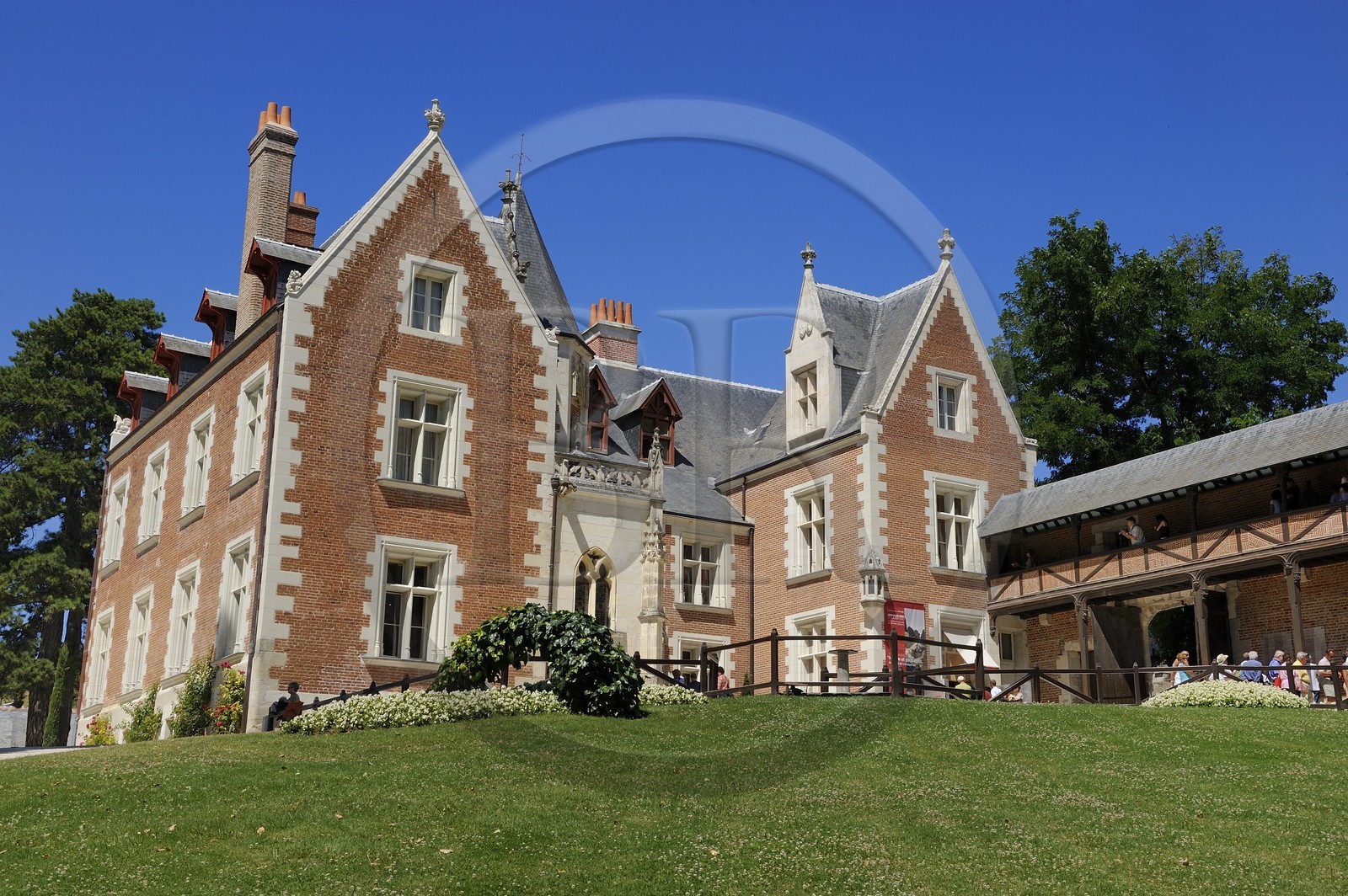 France, Indre et Loire, Amboise, Loire Valley listed as World Heritage by UNESCO, Le Clos Luce castle, Leonardo Da Vinci park (Leonardo Da Vinci's last house)